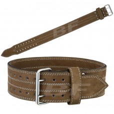 Customized Fashionable Brown Leather Weightlifting Belt